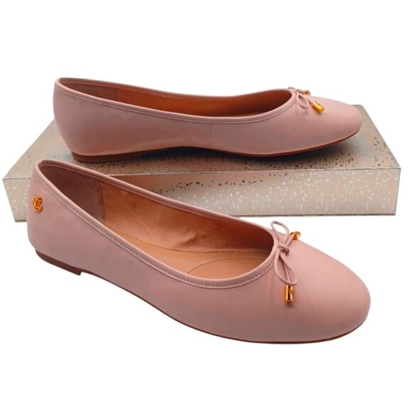 Lauren Ralph Lauren Shoes - LAUREN RALPH LAUREN Jayna Bow Ballet Flats Women's Size US 11 B Pink Coquette